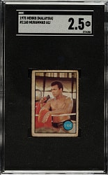 1975 Menko (Malaysia) Boxing #1160 Muhammad Ali SGC GOOD+ 2.5