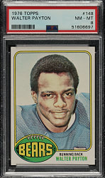 1976 Topps Football #148 Walter Payton Rookie PSA NM-MT 8