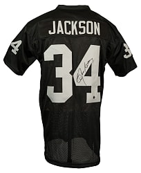 Bo Jackson Signed Oakland Raiders Jersey - Beckett