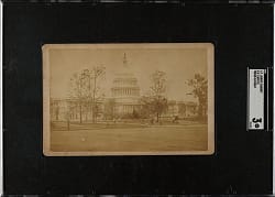 J. F. Jarvis Cabinet U. S. Capital Trees in Front SGC VG 3