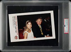 1995 Donald Trump and Ivanka Trump Digital Photograph PSA/DNA Type III