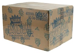 1989-1990 Fleer Basketball Factory-Sealed Unopened Wax Box Case (12 Boxes) - BBCE