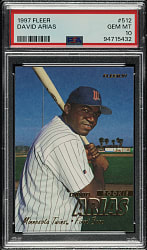 1997 Fleer #512 David Arias Rookie PSA GEM MINT 10