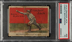 1914 E145 Cracker Jack #88 Christy Mathewson PSA POOR 1