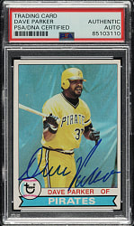 Signed 1979 Topps #430 Dave Parker - PSA/DNA