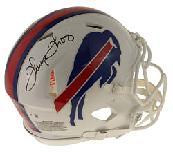 Thurman Thomas Signed Buffalo Bills Full-Size Helmet - Beckett