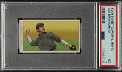 1909-1911 T206 White Border Joe Birmingham PSA EX 5