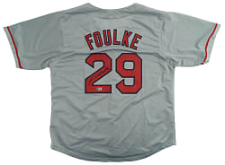 Keith Foulke Signed Boston Red Sox Jersey - Beckett