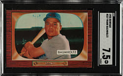 1955 Bowman #227 Frank Baumholtz SGC NM+ 7.5