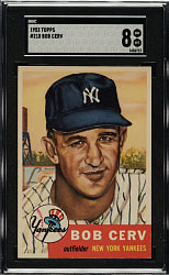 1953 Topps #210 Bob Cerv SGC NM/MT 8
