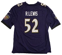 Ray Lewis Signed Baltimore Ravens Jersey - Beckett