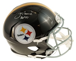 Joe Greene Signed Pittsburgh Steelers Helmet with "HOF 87" Inscription - Beckett