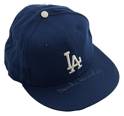 Duke Snider Signed Los Angeles Dodgers Cap - Beckett