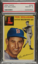 1954 Topps #250 Ted Williams PSA NM-MT 8