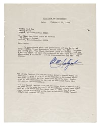 1980 Carl Yastrzemski Signed Contract - PSA/DNA