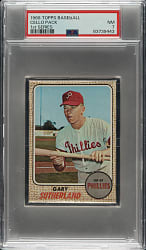 1968 Topps Unopened First Series Cello Pack PSA NM 7