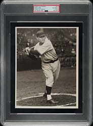 Circa 1930s Mark Koenig Original Charles Conlon Photograph PSA/DNA Type I - Image Used for 1933 Goudey Card!
