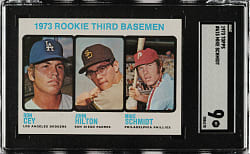 1973 Topps #615 Mike Schmidt Rookie SGC MINT 9