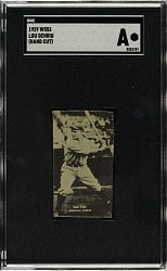 1929 W553 Lou Gehrig SGC Authentic
