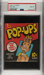 1968-1971 Topps "Pop-Ups" Unopened Paper Pack PSA NM-MT 8