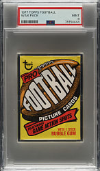 1977 Topps Football Unopened Wax Pack PSA MINT 9