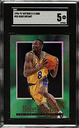 1996-1997 Skybox E-X2000 Basketball #30 Kobe Bryant Rookie SGC EX 5
