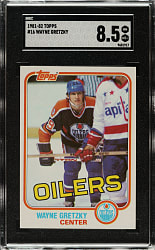 1981-1982 Topps Hockey #16 Wayne Gretzky SGC NM/MT+ 8.5