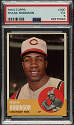 1963 Topps #400 Frank Robinson PSA EX 5