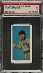 1910 E93 Standard Caramel Hughie Jennings PSA EX 5