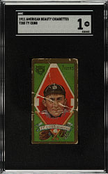 1911 T205 Gold Border Ty Cobb SGC POOR 1 - American Beauty Back