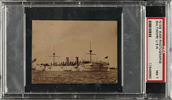 1898 N158 Duke War Photographs Baltimore U.S.N. PSA NM 7