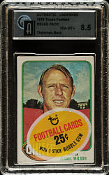 1976 Topps Football Unopened Cello Pack GAI NM-MT+ 8.5