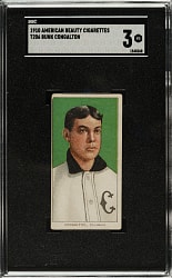 1909-1911 T206 White Border Bunk Congalton SGC VG 3 - American Beauty 350 Back