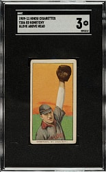 1909-1911 T206 White Border Ed Konetchy Glove Above Head SGC VG 3 - Brown Hindu Back