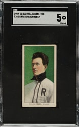 1909-1911 T206 White Border Shag Shaughnessy SGC EX 5 - Old Mill Back