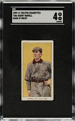 1909-1911 T206 White Border Harry Howell Hand at Waist SGC VG/EX 4 - Tolstoi Back
