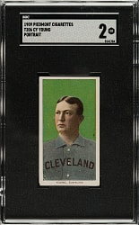 1909-1911 T206 White Border Cy Young Portrait SGC GOOD 2