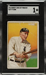 1912 T227 "Series of Champions" Ty Cobb (Honest Long Cut) SGC POOR 1