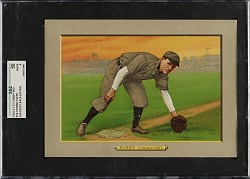 1911 T3 Turkey Red # 16 Johnny Evers SGC VG/EX 50