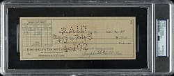 1945 Jose Hall and Joe Craig Signed Check - PSA/DNA