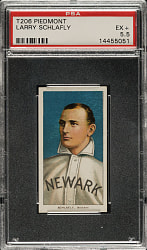 1909-1911 T206 White Border Larry Schlafly PSA EX+ 5.5