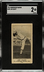 1916 M101-5 Morehouse Baking #159 Jim Scott SGC GOOD 2 - The ONLY SGC-Graded Example!