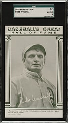 1948 W464 Baseball's Great Hall of Fame Exhibits Rube Waddell SGC NM/MT 88