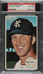 1964 Topps Giants #45 Wayne Causey PSA GEM MINT 10