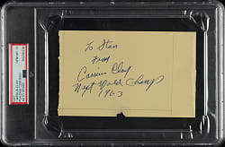 Vintage 1963 Cassius Clay Signed Album Page - Inscribed "Next World Champ" - PSA/DNA GEM MINT 10