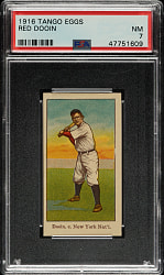 1916 Tango Brand Eggs Red Dooin PSA NM 7