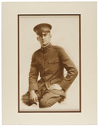 Ty Cobb Signed Photograph in Military Uniform - JSA