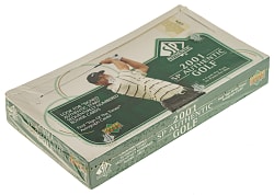 2001 Upper Deck SP Authentic Golf Unopened Hobby Box (24 Packs)