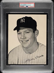 1957-1959 Gardner Mickey Mantle Big League Baseball Board Game Premium Mickey Mantle PSA POOR 1
