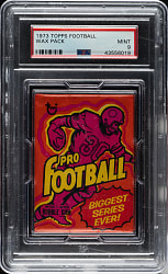 1973 Topps Football Unopened Wax Pack PSA MINT 9